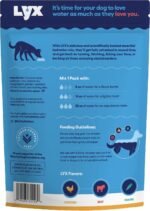 LYX Hydration Dog Electrolytes Water Enhancer, Chicken, 7-Count - Image 2