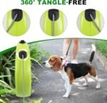 30FT Retractable Dog Leash 30 FT，360° Tangle-Free Dog Walking Leash forMedium and Large Dogs up to 77 lbs one-Hand Brake, one-Button Pause, Lock（Green） - Image 3