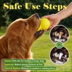 Kimee Natural Rubber Dog Chew Toys Dog Toys for Aggressive Chewers Gourd - Image 8