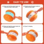 Interactive Dog Ball,Random Path Electric Moving Dogs Toy with Rope - Image 8