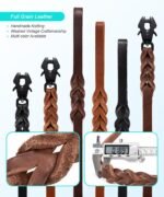 GEIT Genuine Leather Heavy Duty Dog Leash for Medium and Large Dogs - Image 5