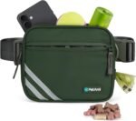PetAmi Dog Walking Bag, 3-in-1 Crossbody Fanny Pack Treat Pouch,Olive Green - Image 9