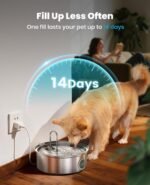 oneisall 7L/230oz Dog Water Fountain for Multi-pet Household,PWF002 - Image 3