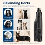 Dog Nail Grinder for Large Dogs, Quiet 6-Speed with LED Light - Image 5