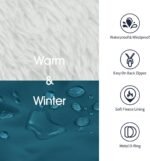 IECOii Dog Winter Coat with Harness Built in,Waterproof Windproof Dog Coats - Image 3