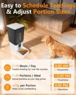 Large Breed Automatic Dog Feeder: 12L/50 Cups for 20-Days Food - Image 3