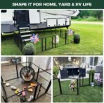 FXW Rollick Dog Playpen, Indoor, Yard & RV Camping, 24" H, 8 Panels - Image 5