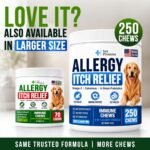 Dog Allergy Relief Chews - Skin Health & Anti-Itch Supplement with Omega-3 - Image 7