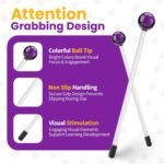 Karen Pryor Clicker Training Lollipop Target Stick - Perfect for Teaching Tricks, Behaviors & Focus with Irresistible Target - Fun & Effective Dog Training Stick with Translucent Handle - 14”, Purple - Image 4