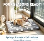 Dog Bed Mat – Soft & Comfortable Dog Kennel Pad for Crate – Durable Crate Bed & Mat for Dogs & Cats – Ideal for Crate, Kennel, and Home Use - Image 3