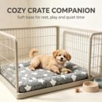Dog Bed Mat – Soft & Comfortable Dog Kennel Pad for Crate – Durable Crate Bed & Mat for Dogs & Cats – Ideal for Crate, Kennel, and Home Use - Image 7