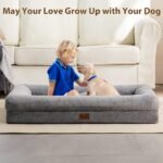 BFPETHOME Dog Beds for Small Dogs, Washable Dog Bed with Sides, Orthopedic Medium Sized Soft Mats with Removable Cover & Waterproof Pet Mat for Pet - Image 4