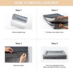 BFPETHOME Dog Beds for Small Dogs, Washable Dog Bed with Sides, Orthopedic Medium Sized Soft Mats with Removable Cover & Waterproof Pet Mat for Pet - Image 7