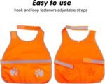 Geyoga 2 Pcs Reflective Dog Vest Adjustable Safety Vest,L,Orange, Yellow - Image 3