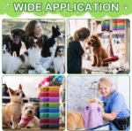 Chumia 8 Pcs Dog Towel for Drying, 40 x 24 Inch, Dog Paw and Bone, Colorful - Image 6
