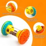 BoYoYo Interactive Dog Toys, Dog Puzzle Toys for Smart, Dog Enrichment Toy to Keep Them Busy, Treat Dispensing Toy Slow Puzzles Feeder, Yellow - Image 3