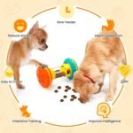 BoYoYo Interactive Dog Toys, Dog Puzzle Toys for Smart, Dog Enrichment Toy to Keep Them Busy, Treat Dispensing Toy Slow Puzzles Feeder, Yellow - Image 6