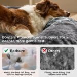 Bedsure SupportMax® Calming XL Dog Bed Extra Large Washable Pet Bed,42in - Image 3