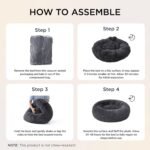 Bedsure SupportMax® Calming XL Dog Bed Extra Large Washable Pet Bed,42in - Image 7
