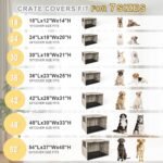 Explore Land Dog Crate Cover, 42 inches, Light Tan - Image 2