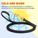 Viper Biothane Working Tracking Lead Leash Long Line for Dogs, Black 1/2" x 15ft - Image 5