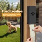 qeerable Dog Poop Bag Dispenser, Wall-Mounted Dog Bag dispenser Outdoor or Indoor for Doggy and Pets, Black Poop Holder for Yard and Park, Included 4 Rolls (60 Bags) - Image 4