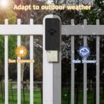 qeerable Dog Poop Bag Dispenser, Wall-Mounted Dog Bag dispenser Outdoor or Indoor for Doggy and Pets, Black Poop Holder for Yard and Park, Included 4 Rolls (60 Bags) - Image 5