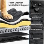 REEVAA 2.0 Hard Bottom Back Seat Cover for Large Dogs, L, Black - Image 5