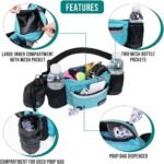 PetAmi Dog Fanny Pack, Treat Pouch for Dog Walking Training, Turquoise Blue - Image 3