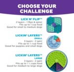 Outward Hound Nina Ottosson Lickin’ Layers 3-in-1 Dog Toy Treat Puzzle, 10" - Image 5