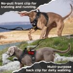 rabbitgoo Tactical Dog Harness for Medium, No Pull Military Service Vest - Image 6