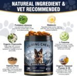 Calming Chews for Dogs 200ct Anxiety and Stress Relief Melatonin Chicken - Image 3