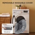 Bedsure Orthopedic Dog Bed Medium Washable Original Design, 28" Grey - Image 5