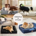 Bedsure Orthopedic Dog Bed Medium Washable Original Design, 28" Grey - Image 9