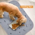Washable Pee Pads for Dogs, 2Pack Puppy Pads Washable with Bone Print,Absorbent Reusable Whelping Pads Non-Slip Dog Mats for Floor Protector, Couch Cover, Crate, Potty Training 31x36 - Image 8