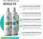 Lillian Ruff PRO Formula Deodorizing Oatmeal Dog Shampoo & Conditioner Set - Calm Itching & Allergies, Ultra-Nourishing Dry Skin Relief - Oatmeal, Aloe, Coconut Oil, Lavender & Provitamin B5, USA Made - Image 3