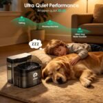 11L/372oz Large Dog Water Fountain, Automatic Dog Water Bowl Dispenser - Image 4