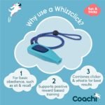 Company of Animals Coachi Whizzclick | Light Blue/Navy Button - Image 2