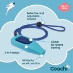 Company of Animals Coachi Whizzclick | Light Blue/Navy Button - Image 3