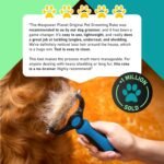 Maxpower Planet Dog Grooming Rake, Deshedding Undercoat Brush, Dogs & Cats - Image 8