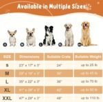EMPSIGN Stylish Dog Bed Mat Dog Crate Pad Mattress Reversible (Cool & Warm), Water Proof Linings, Removable Machine Washable Cover, Firm Support Small to XX Large Dogs, Grey,XL(41''''*28''''*3'''') - Image 6