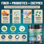 Dog Yeast Infection Treatment & Probiotics for Dogs Bundle, 2 x 200 Soft Chews with Caprylic Acid, Probiotics, Digestive Enzymes & Pumpkin, Gut Health - Image 7