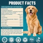 Dog Yeast Infection Treatment & Probiotics for Dogs Bundle, 2 x 200 Soft Chews with Caprylic Acid, Probiotics, Digestive Enzymes & Pumpkin, Gut Health - Image 8