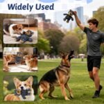 MAXBECK Dog Companion for Heavy Chewers- Indestructible Robust Bear Dog Toy, Resistant Squeaky Dog Toys for Heavy Chewers, Unbreakable Stuffed Plush Dog Toys for Aggressive Chewers (A-Navy) - Image 6
