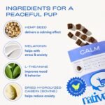 Native Pet Calming Chews for Dogs - Promotes Calming Effect, Supports Emotional Balance & Reduces Hyperactivity - Hemp Seed, Melatonin for Dogs, L-Theanine & Casein - Air-Dried 30 Chews - Image 3