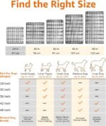 Amazon Basics Foldable Octagonal Metal Exercise Dog Playpen, Indoor/Outdoor Pet Fence, No Door, 8 Panels, Extra Small, 24 x 24 Inches, Black - Image 4