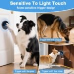 Dog Door Bell for Potty Training, Easy-Touch Wireless Dog Doorbell for Dogs to Go Outside, IP65 Waterproof, 1000ft Range, 55 Melodies & 5 Volume Levels, 2 Buttons - Image 5