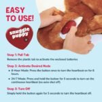 Snuggle Puppy Essentials Starter Kit, Heartbeat Toy & Blanket - Biscuit - Image 4