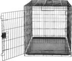 Amazon Basics Portable, Foldable Metal Wire Dog Crate with Removable Tray, Divider Panel, Easy to Assemble, for Large Dogs, 48 x 30 x 32.5 in, Black - Image 3