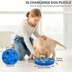 Interactive Dog Puzzle Toys for Puppy IQ Stimulation &Treat Training,Treat Dispenser Squeaky Toy for Smart Dogs, Puppy &Cats Fun Feeding (Level 1-3) - Image 4